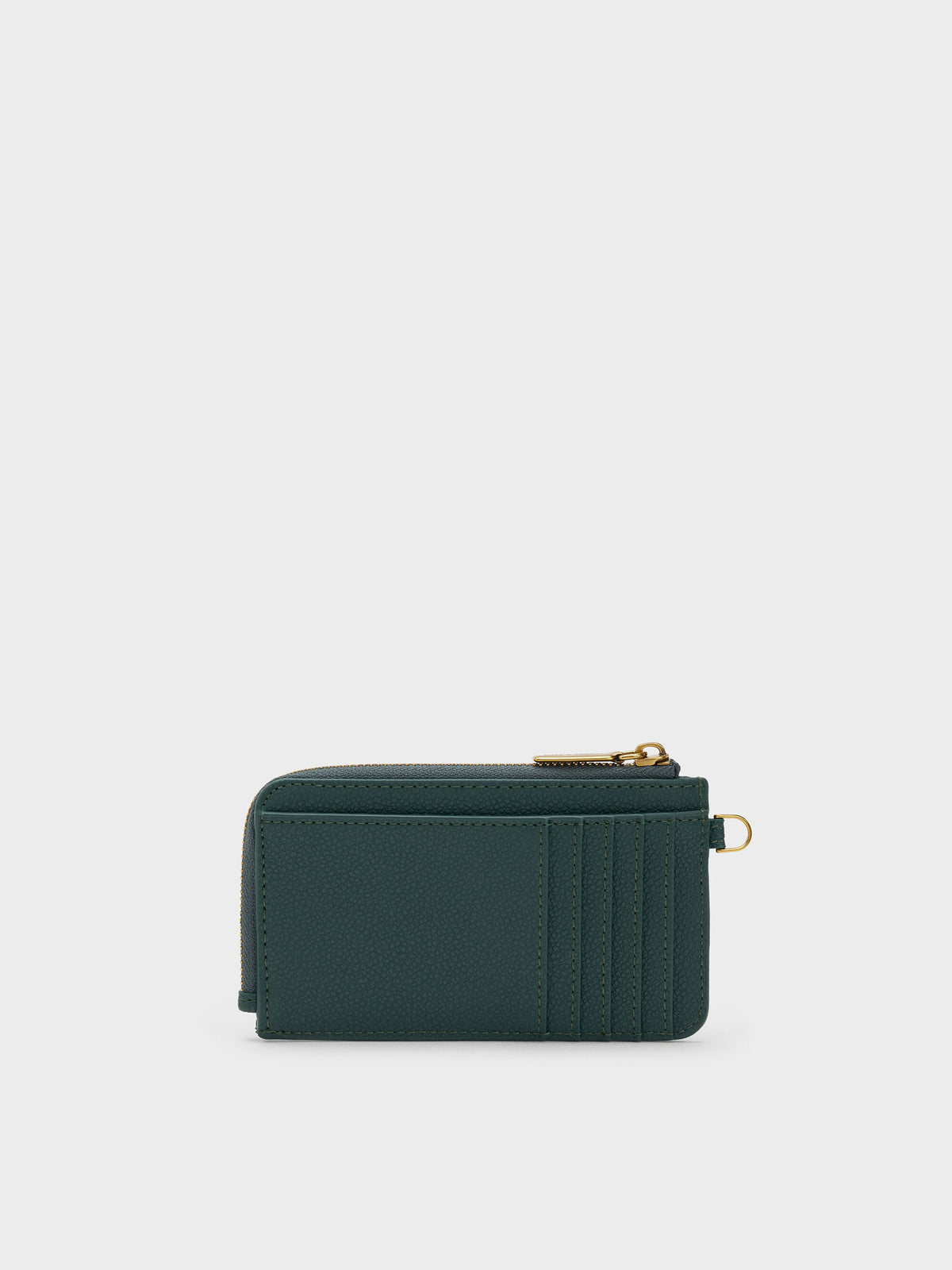 CHARLES & KEITH Customer Favorite | Multi-Slot Wristlet Card Holder - Dark Green