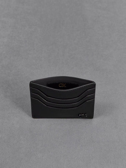 CHARLES & KEITH Smart Buy | Carli Leather Multi-Slot Card Holder - Black