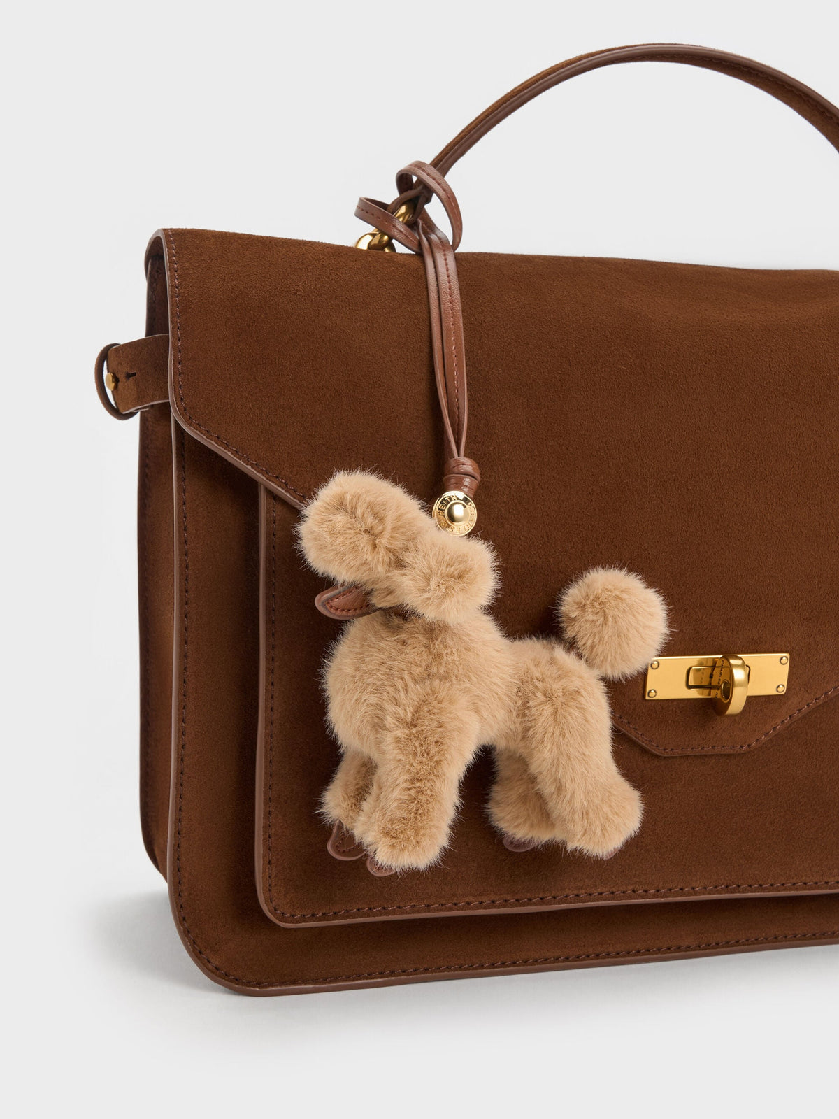 CHARLES & KEITH Customer Favorite | Faux Shearling Poodle Charm - Multi