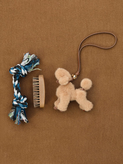 CHARLES & KEITH Customer Favorite | Faux Shearling Poodle Charm - Multi