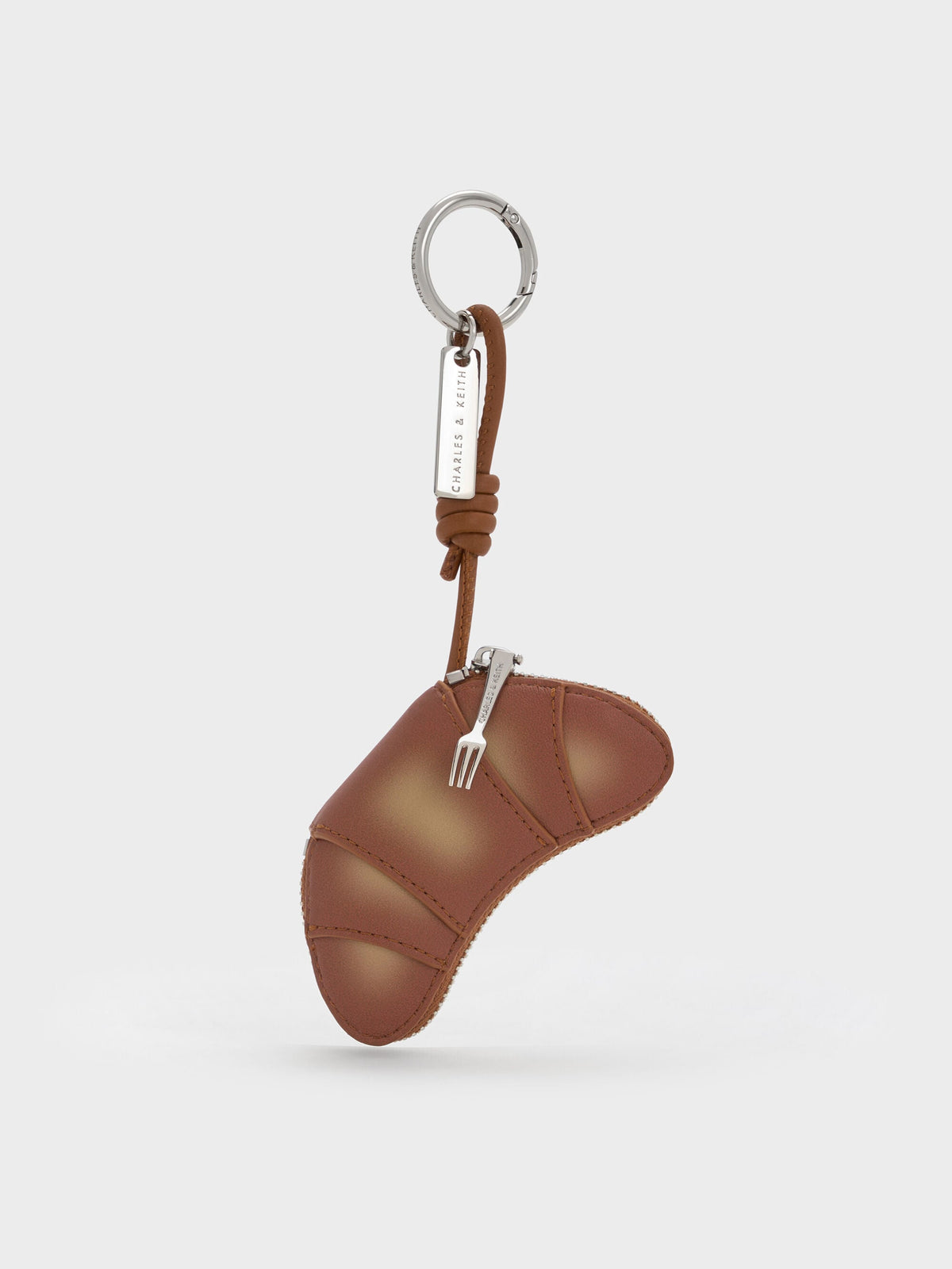 CHARLES & KEITH Trusted | Croissant Charm - Nutmeg Beige