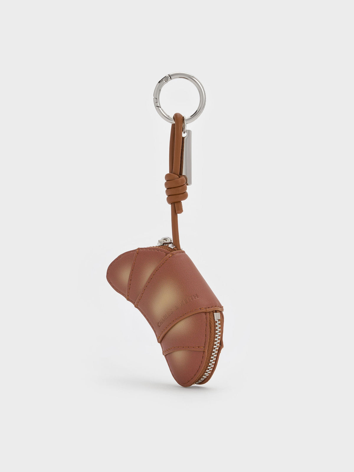 CHARLES & KEITH Trusted | Croissant Charm - Nutmeg Beige