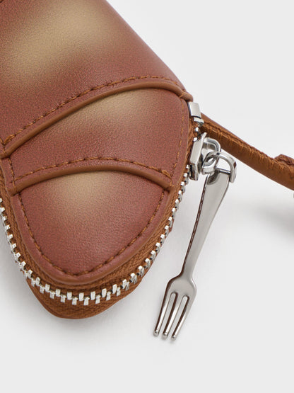 CHARLES & KEITH Trusted | Croissant Charm - Nutmeg Beige