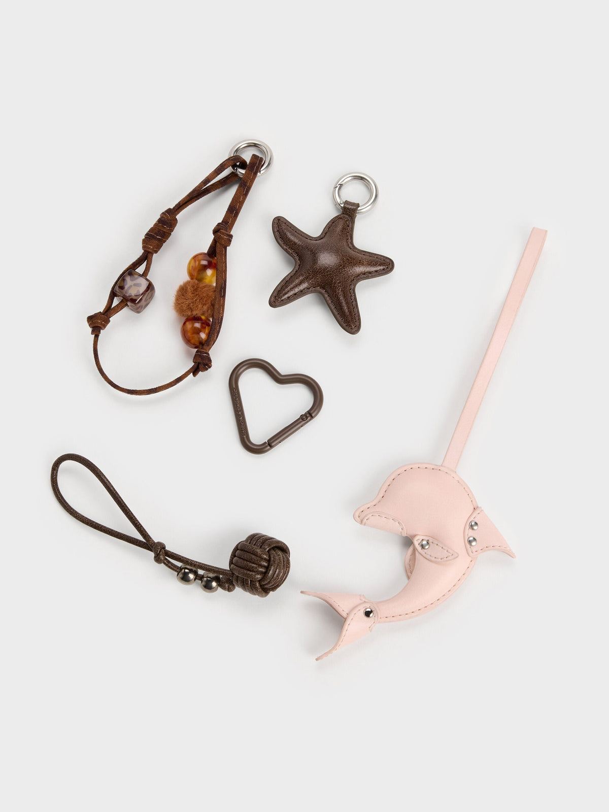 CHARLES & KEITH Everyday | Delfina Dolphin & Starfish Charm - Multi