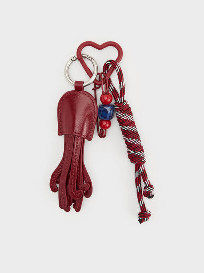 CHARLES & KEITH Exclusive | Delfina Octopus Charm - Tomato Red
