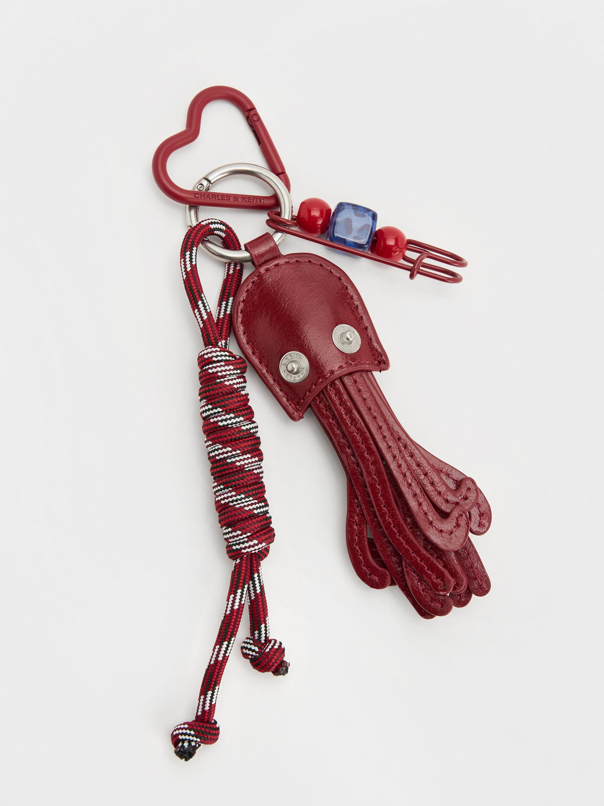 CHARLES & KEITH Exclusive | Delfina Octopus Charm - Tomato Red