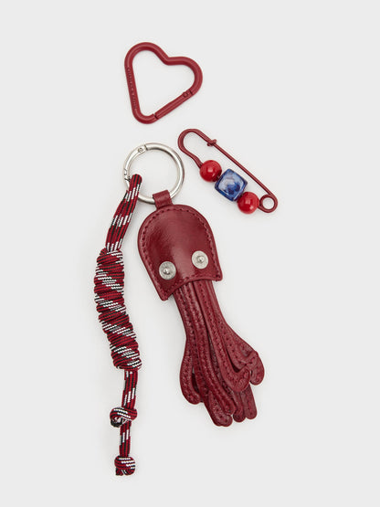 CHARLES & KEITH Exclusive | Delfina Octopus Charm - Tomato Red