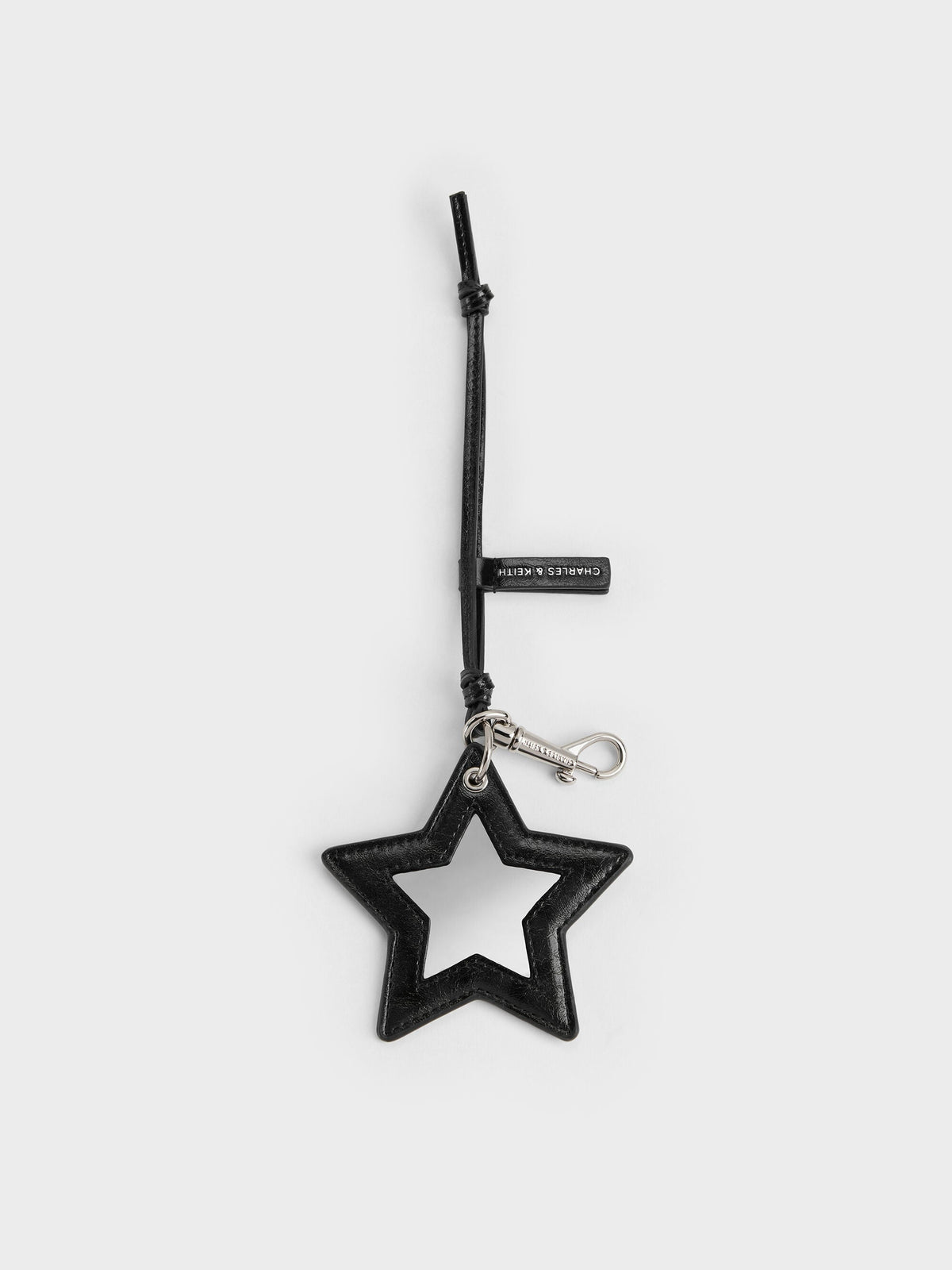CHARLES & KEITH Great Value | Noane Star Mirror Charm - Noir