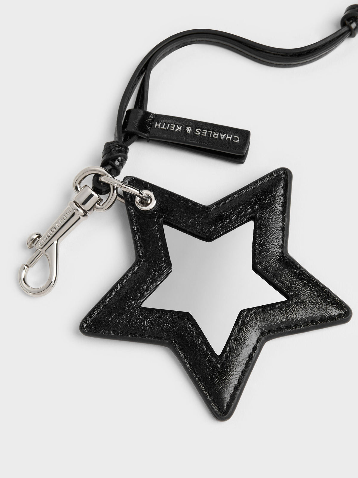 CHARLES & KEITH Great Value | Noane Star Mirror Charm - Noir