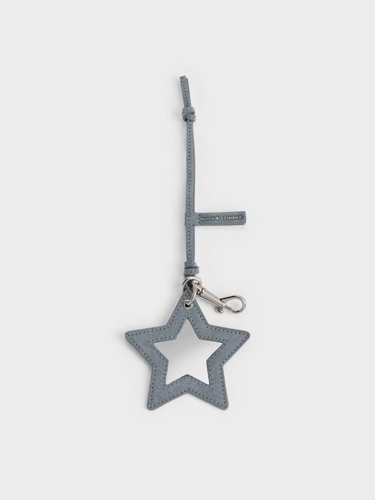 CHARLES & KEITH Discount | Noane Star Mirror Charm - Smoky Blue