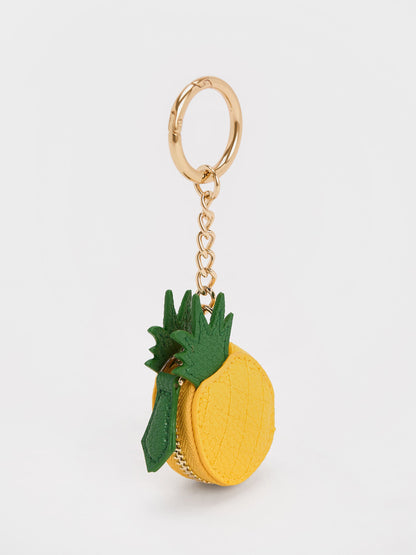 CHARLES & KEITH New | Pineapple Charm - Yellow