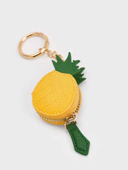 CHARLES & KEITH New | Pineapple Charm - Yellow