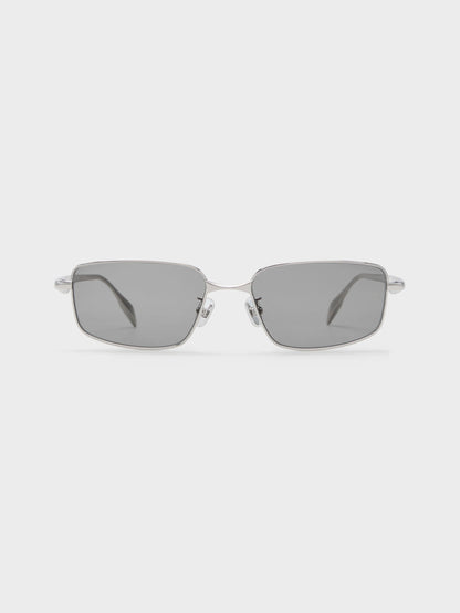 CHARLES & KEITH Best Price | Celestia Rectangular Sunglasses - Silver
