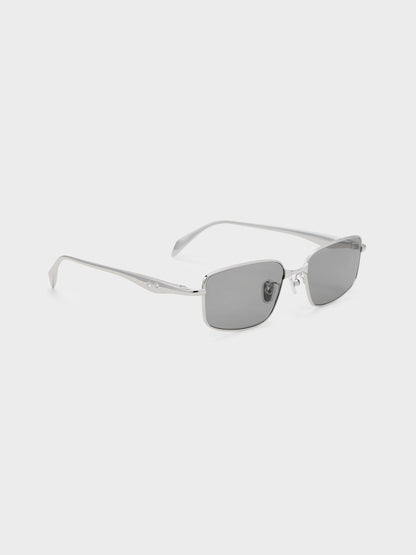 CHARLES & KEITH Best Price | Celestia Rectangular Sunglasses - Silver