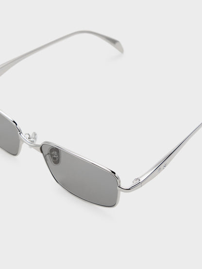 CHARLES & KEITH Best Price | Celestia Rectangular Sunglasses - Silver