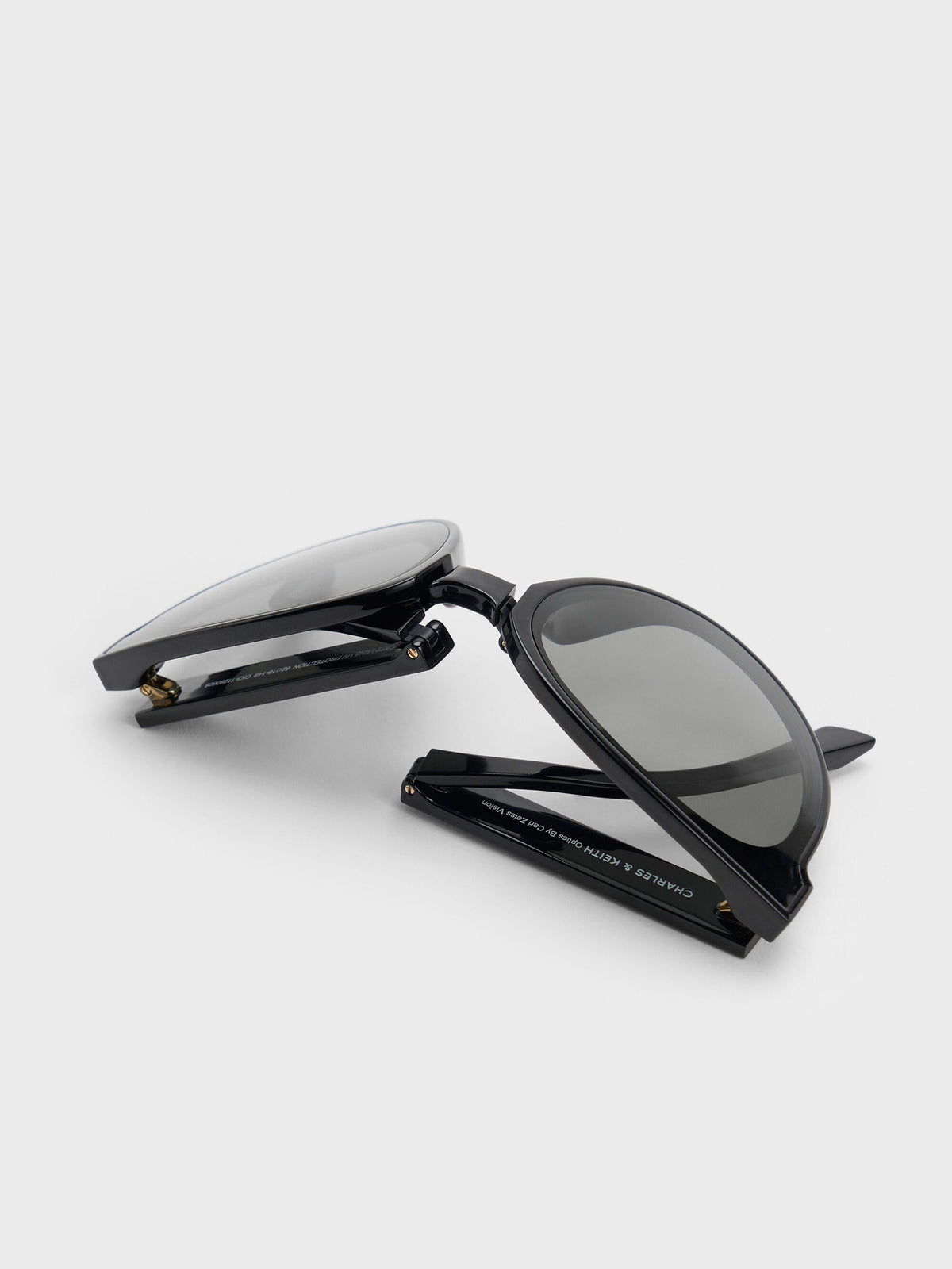 CHARLES & KEITH Popular | Brea Foldable Aviator Sunglasses - Black