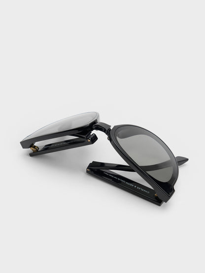 CHARLES & KEITH Popular | Brea Foldable Aviator Sunglasses - Black