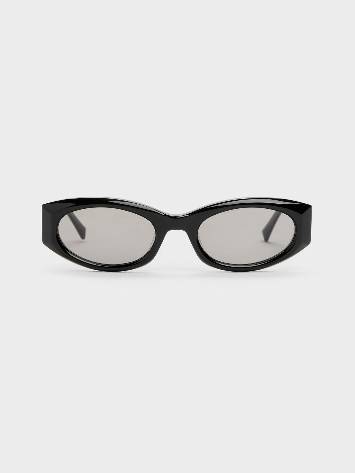 CHARLES & KEITH Top Pick | Aubrey Oval Sunglasses - Noir