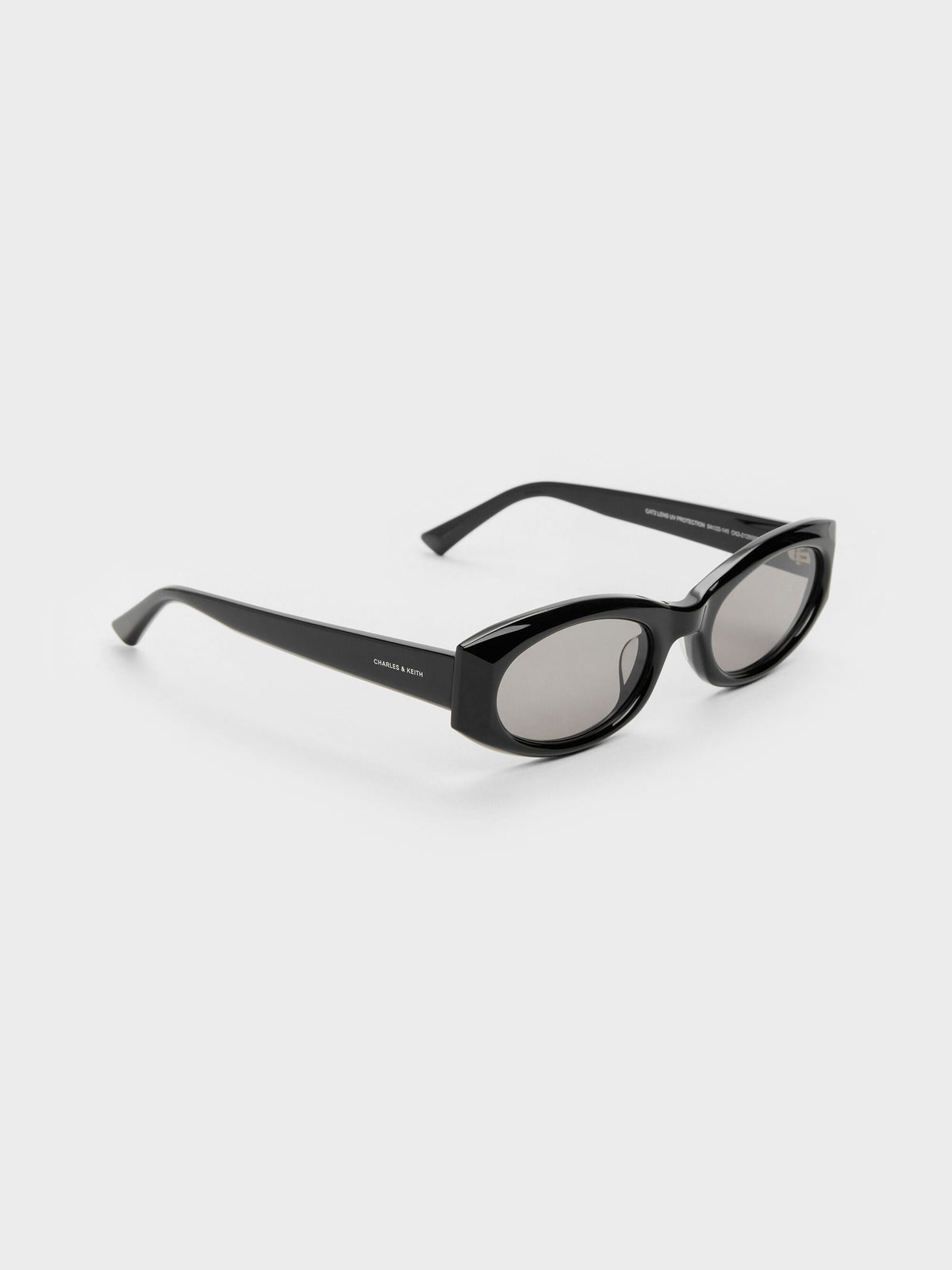 CHARLES & KEITH Top Pick | Aubrey Oval Sunglasses - Noir
