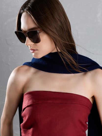 CHARLES & KEITH Recommended | Brea Foldable Sunglasses - Chestnut Brown