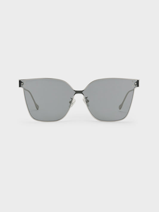CHARLES & KEITH Sale | Ginny Butterfly Sunglasses - Silver