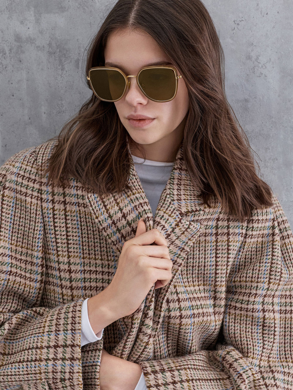 CHARLES & KEITH Everyday | Lisbeth Butterfly Sunglasses - Chestnut Brown