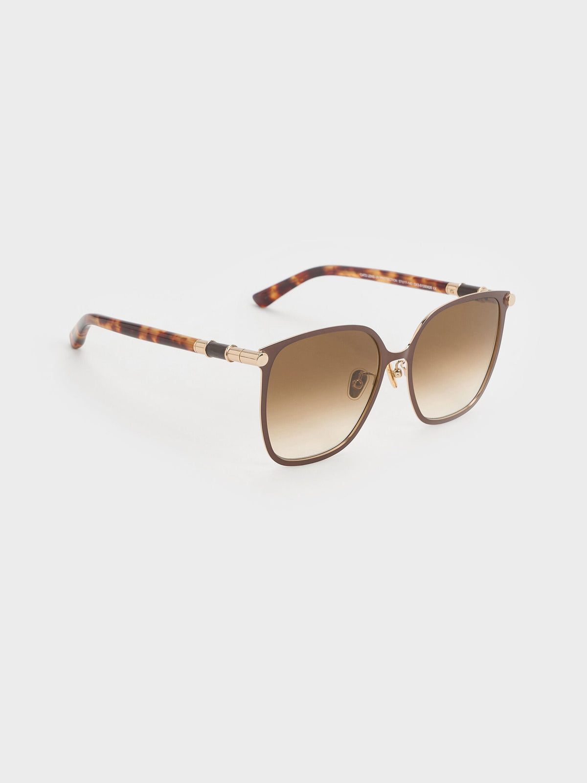 CHARLES & KEITH Customer Favorite | Ophelia Square Sunglasses - Brown