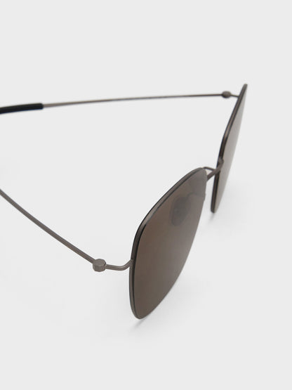 CHARLES & KEITH Everyday | Miranda Square Sunglasses - Black
