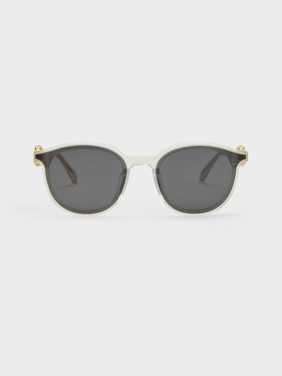 CHARLES & KEITH Special Offer | Ciara Heart-Motif Sunglasses - Mint Green
