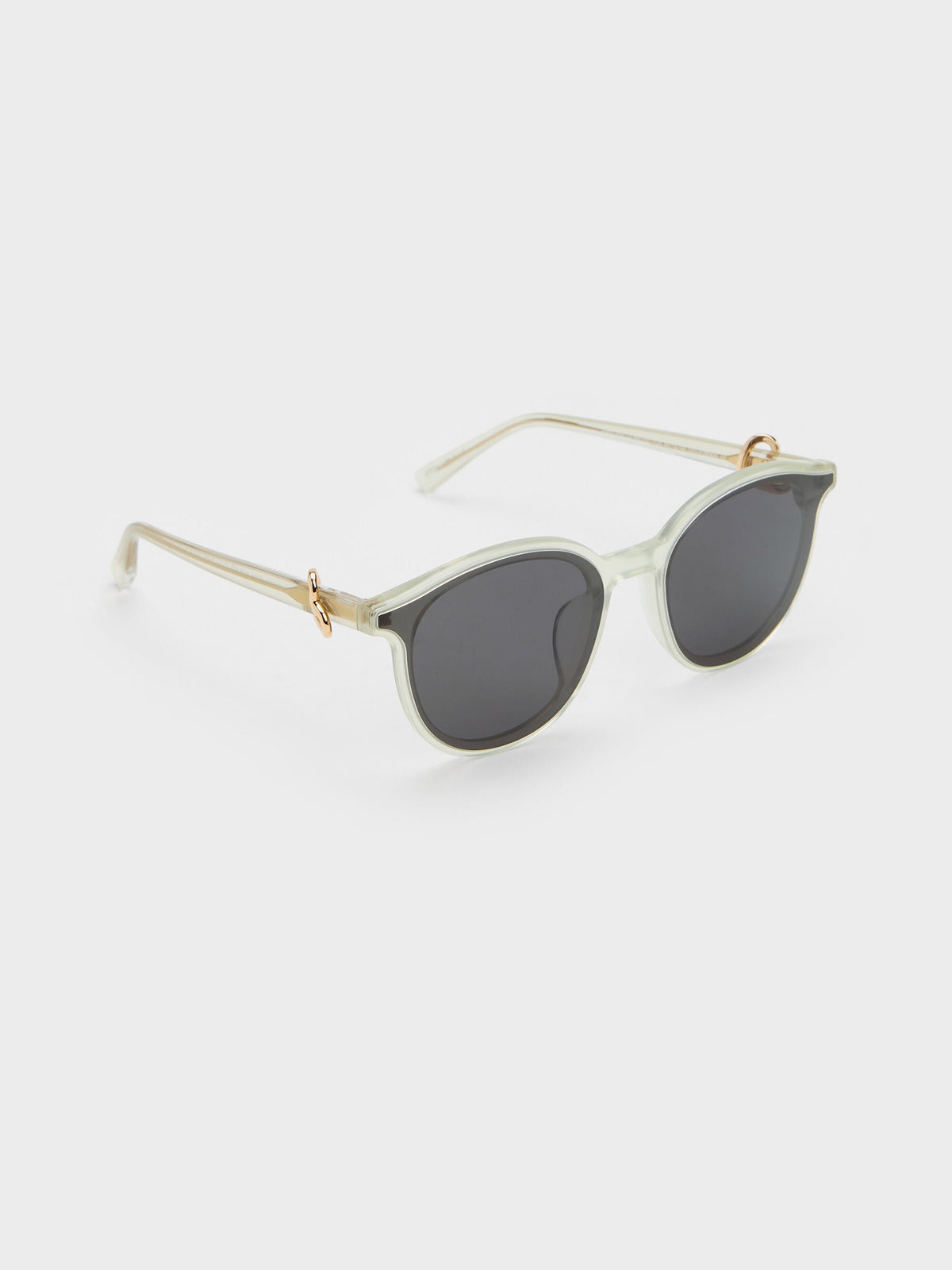 CHARLES & KEITH Special Offer | Ciara Heart-Motif Sunglasses - Mint Green