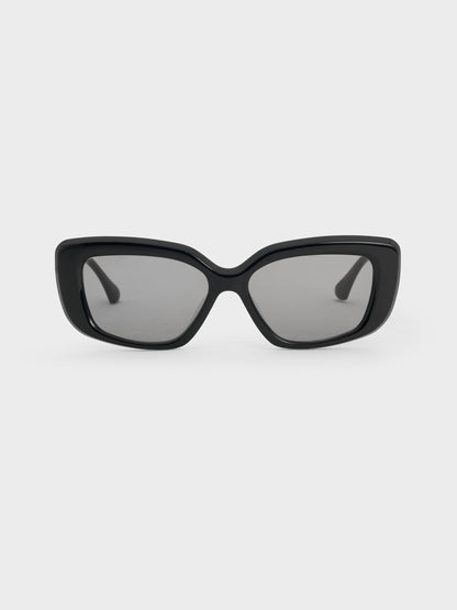 CHARLES & KEITH Popular | Alix Butterfly Sunglasses - Black