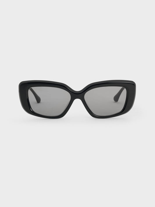 CHARLES & KEITH Popular | Alix Butterfly Sunglasses - Black