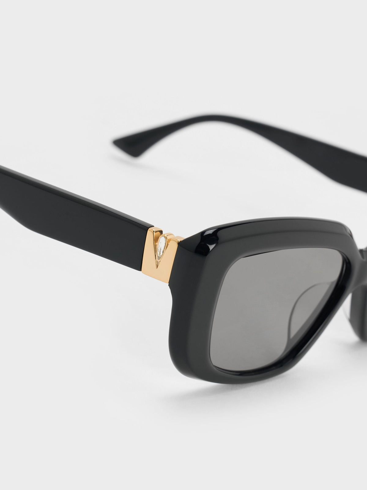 CHARLES & KEITH Popular | Alix Butterfly Sunglasses - Black