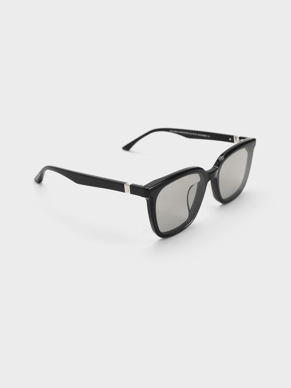 CHARLES & KEITH Deals | Maude Square Sunglasses - Black