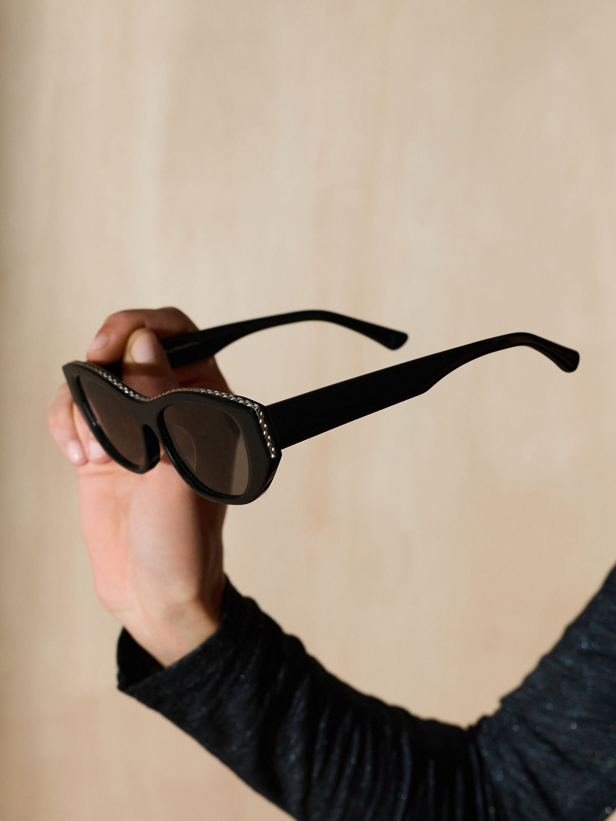 CHARLES & KEITH Hot Sale | Daenerys Cat-Eye Sunglasses - Noir