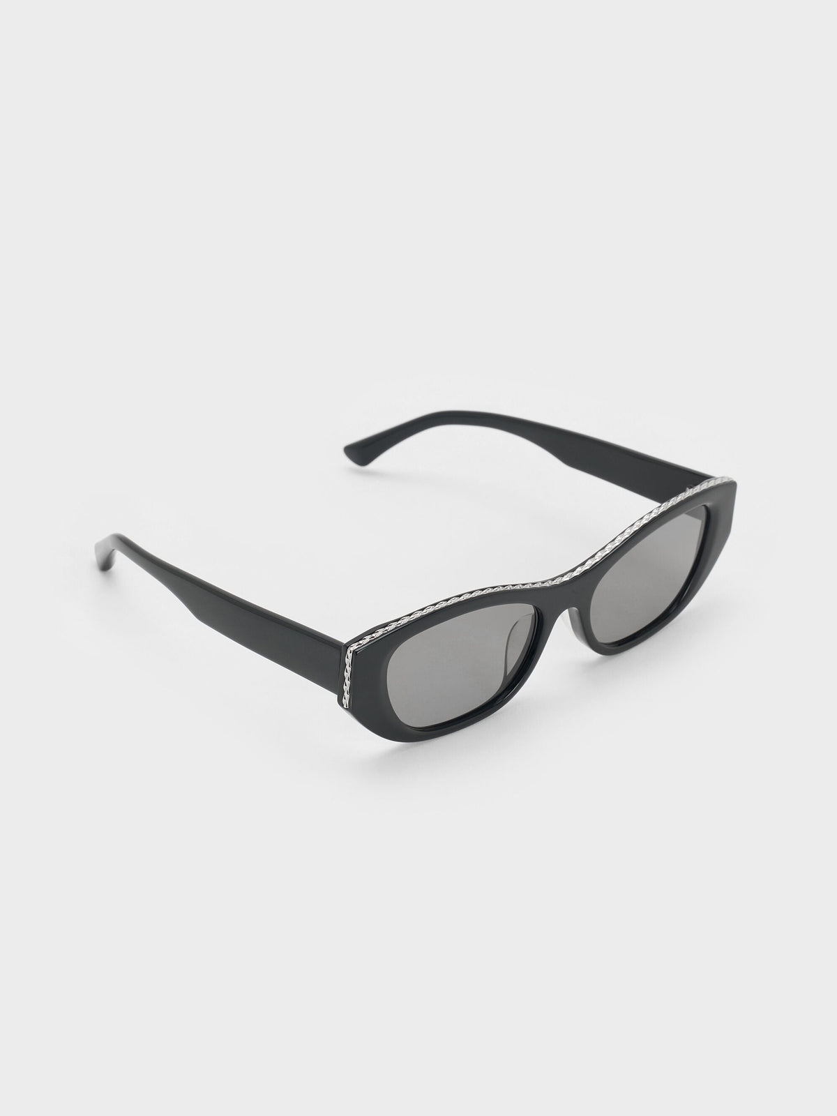 CHARLES & KEITH Hot Sale | Daenerys Cat-Eye Sunglasses - Noir