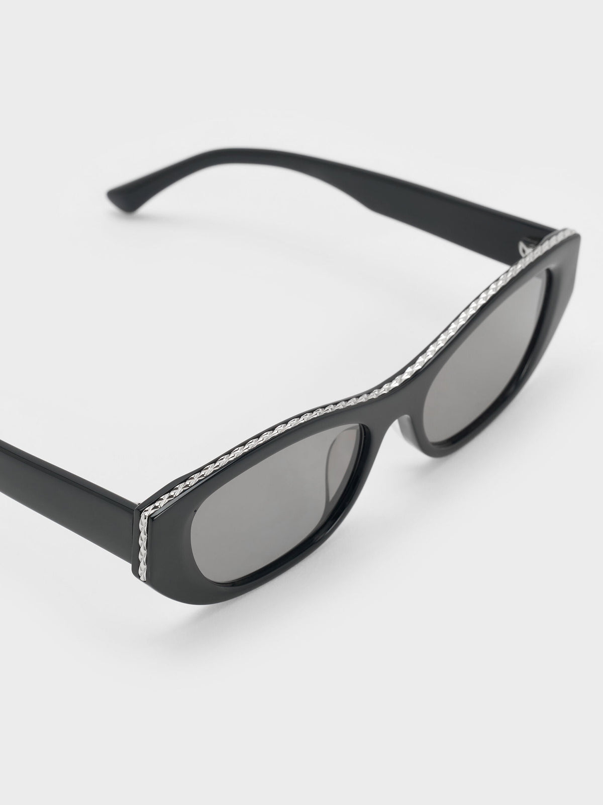 CHARLES & KEITH Hot Sale | Daenerys Cat-Eye Sunglasses - Noir