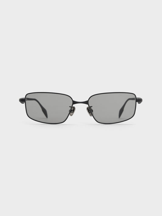 CHARLES & KEITH New | Celestia Rectangular Sunglasses - Noir