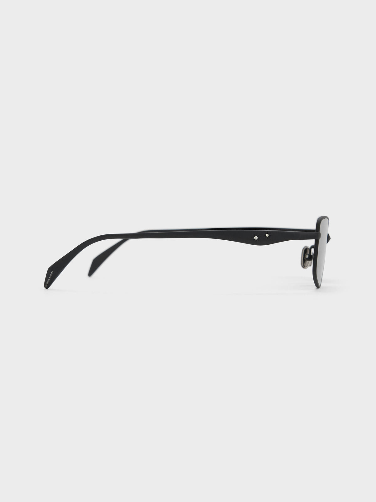 CHARLES & KEITH New | Celestia Rectangular Sunglasses - Noir
