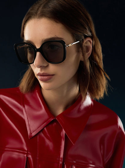 CHARLES & KEITH Premium | Adalyn Butterfly Sunglasses - Noir