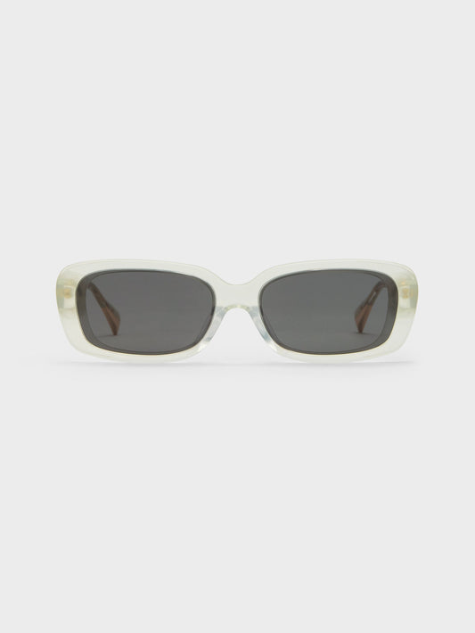 CHARLES & KEITH Signature | Aubrey Rectangular Sunglasses - Mint Green