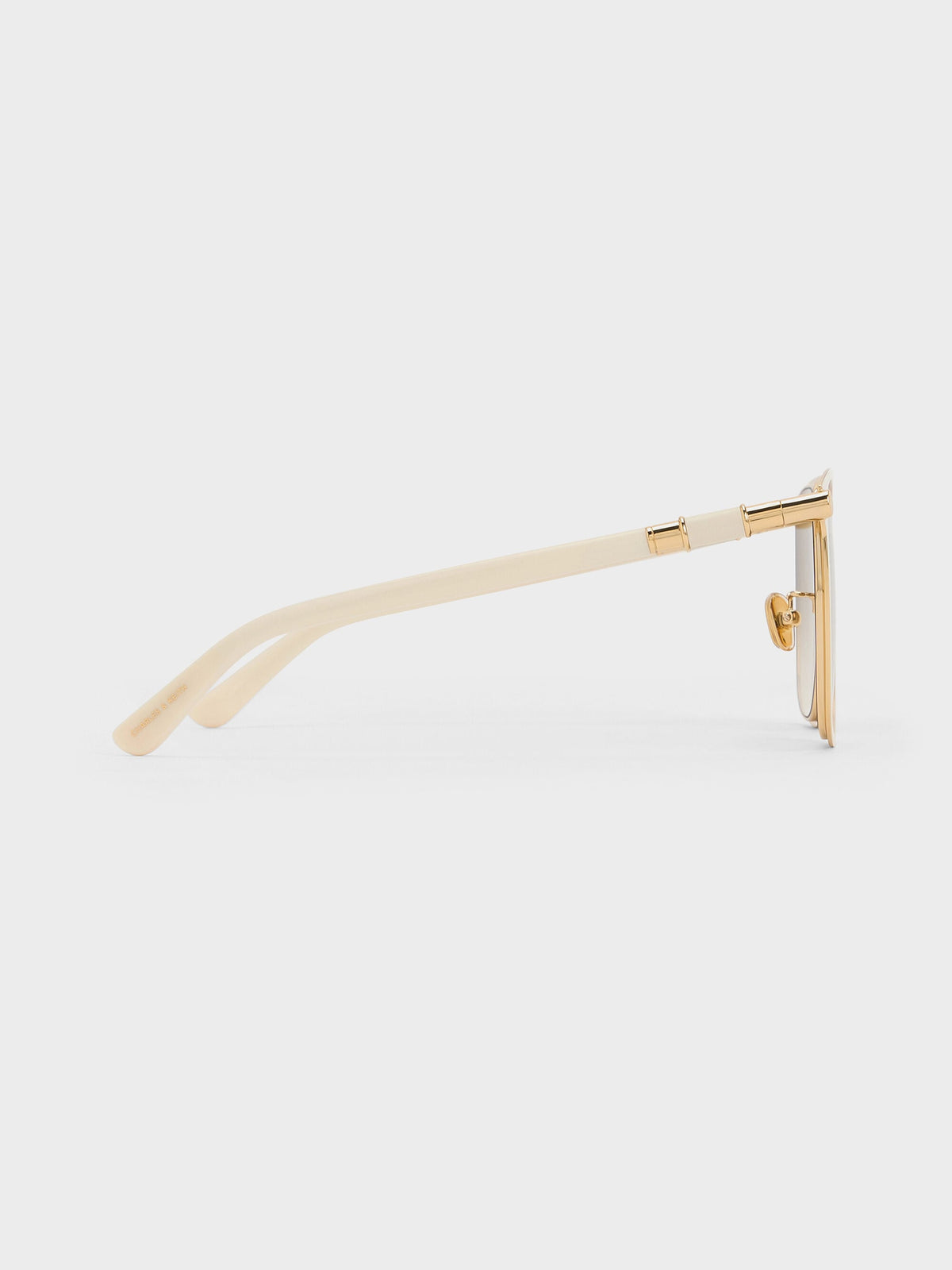 CHARLES & KEITH Value | Ophelia Square Sunglasses - Cream