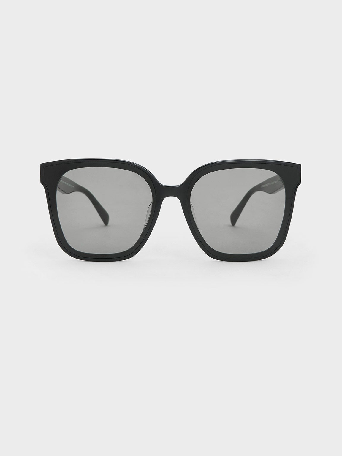 CHARLES & KEITH Smart Buy | Gabine Oversized Butterfly Sunglasses - Black
