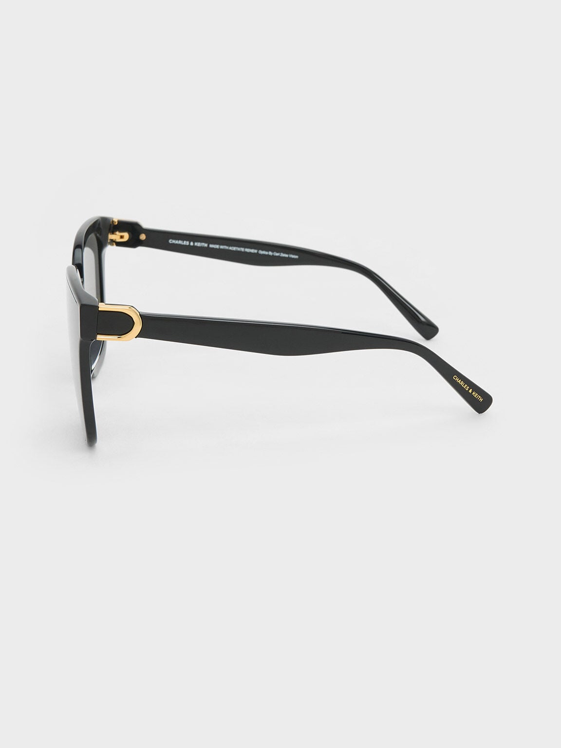 CHARLES & KEITH Smart Buy | Gabine Oversized Butterfly Sunglasses - Black
