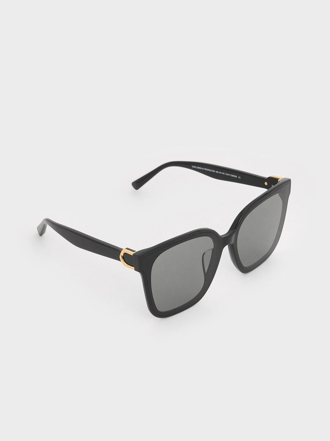 CHARLES & KEITH Smart Buy | Gabine Oversized Butterfly Sunglasses - Black