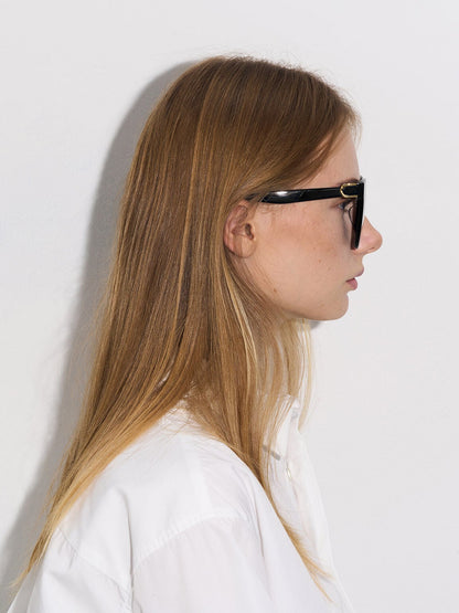 CHARLES & KEITH Smart Buy | Gabine Oversized Butterfly Sunglasses - Black